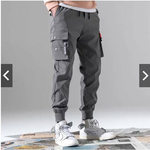 Quần jogger nam túi hộp chất gió dù mềm mịn, phong cách bền đẹp(cao cấp)