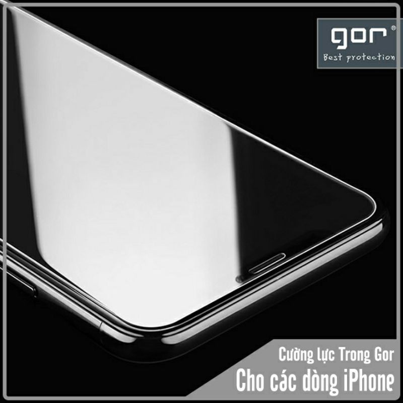 Bộ 2 kính cường lực Gor cho iPhone 15 pro max/15/ 14 pro max/13 pro max/12ProMax/12/12Pro/11promax/11/xsmaxtrong suốt