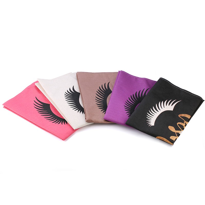 Mẫu thử nghiệm lông mi chuyên nghiệp dùng để mạ lông mi giả cho phụ nữ trưởng thành lau lông mi đang giãn nở lông mi