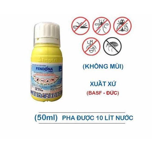 [Hàng chuẩn] Thuốc diệt côn trùng không mùi FENDONA 50ml số 1 của Đức diệt muỗi - gián - bọ chét - kiến ba khoang...