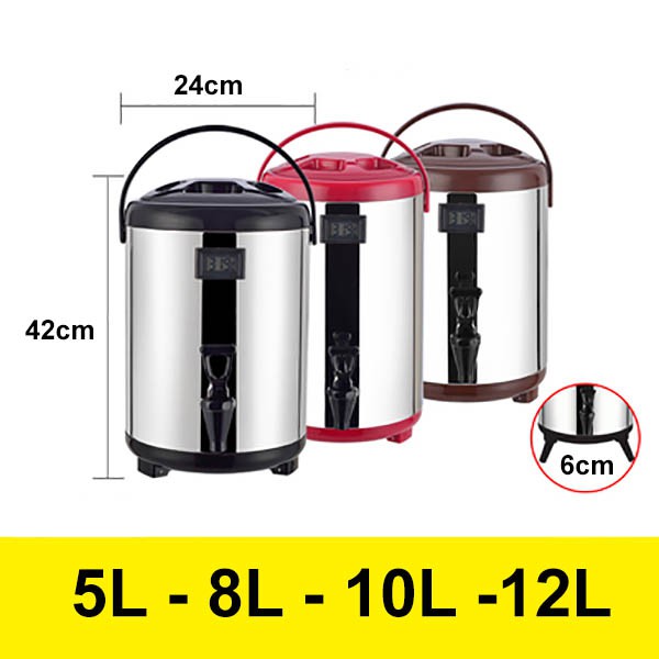 Bình Ủ Trà 10L Winner - Có Đồng Hồ Nhiệt - Inox 304