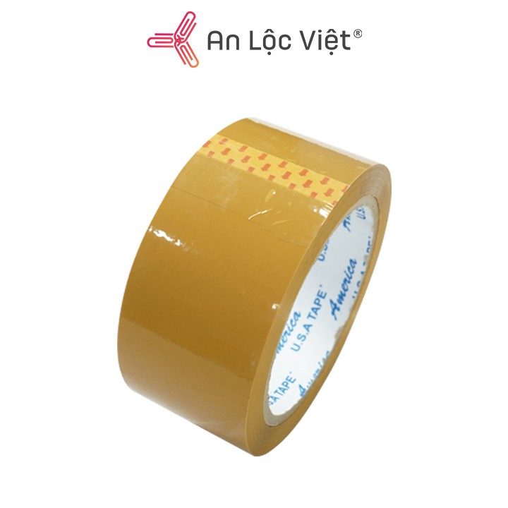 Băng keo vàng đục 5cm - 80yds (1 cây = 900gr) và 5cm - 100yds (1 cây = 1,1kg)