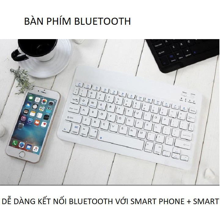 Bộ Bàn Phím Bluetooth + Chuột bluetooth không Gây Tiếng Ồn Cho Ipad Máy Tính Bảng Điện Thoại PC