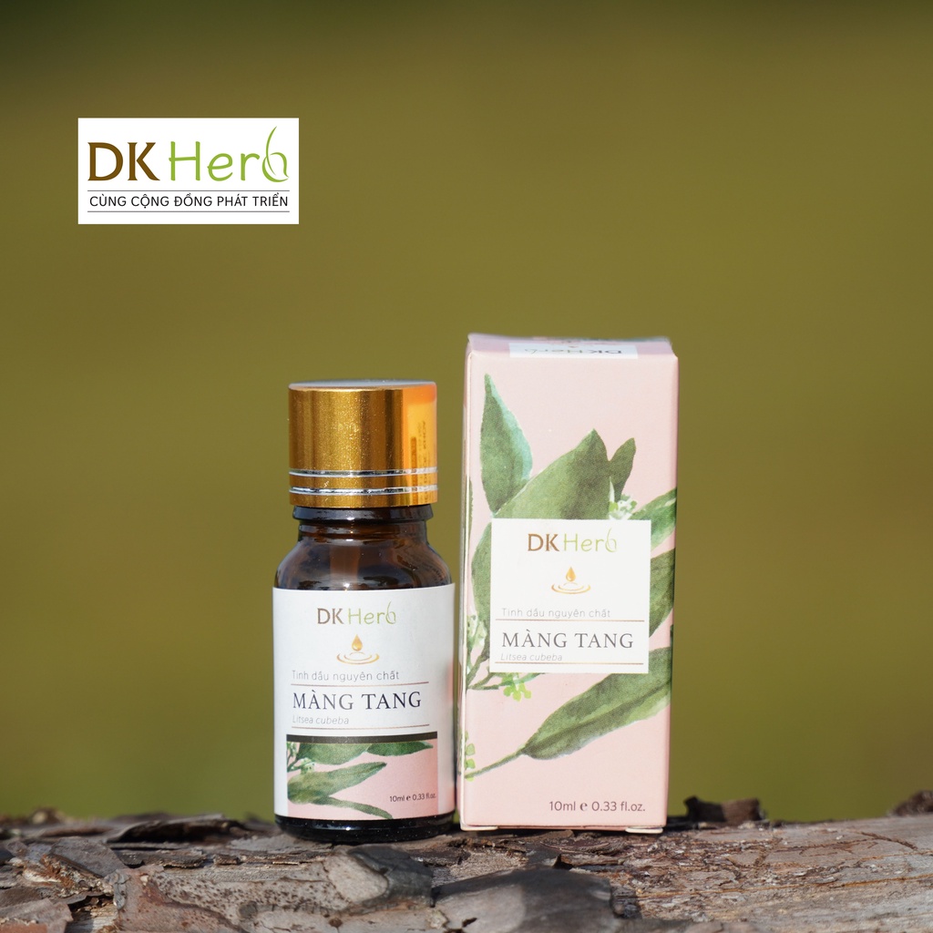 Tinh dầu Màng tang núi cao Việt Nam nguyên chất DK Herb 10ml - Kiểm nghiệm GCMS