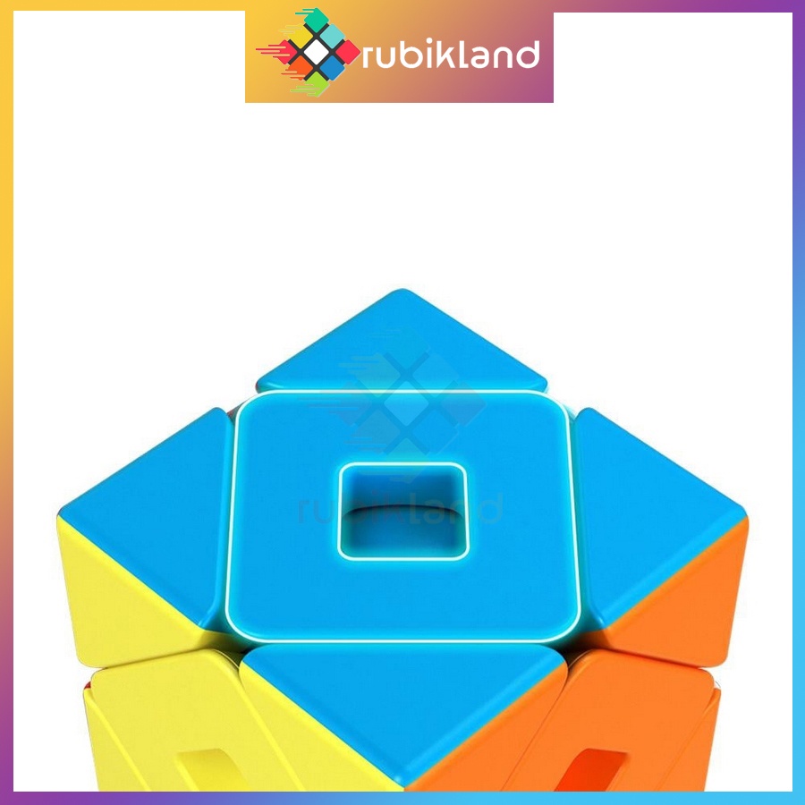 Rubik Biến Thể Moyu MeiLong Double Skewb Stickerless MFJS Rubic Biến Thể Skewb Đồ Chơi Trí Tuệ Trẻ Em