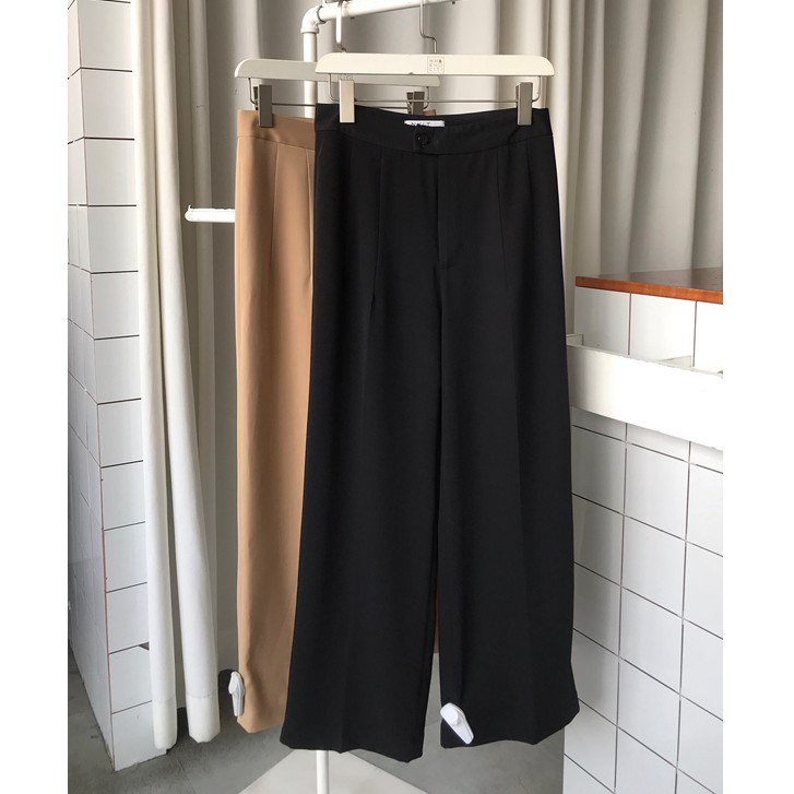 Quần tây lưng cao ống rộng TK - QTK052