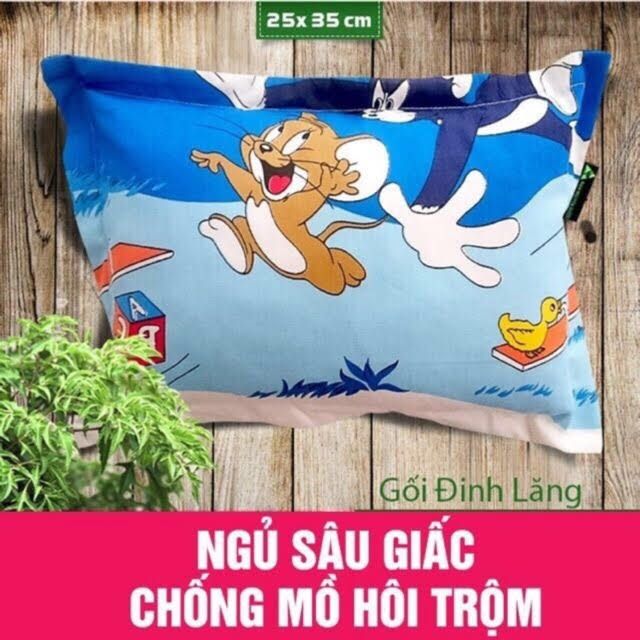 Gối đinh lăng chống mồ hôi trộm cho bé sơ sinh đến 3 tuổi