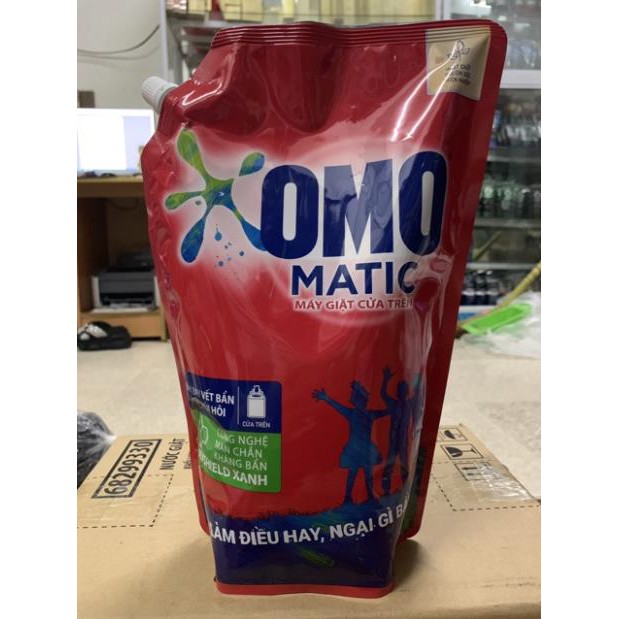 Nước giặt OMO Matic Cửa Trên Bền Đẹp Túi 2,2kg (mầu đỏ)