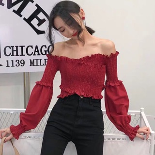 Áo kiểu trễ vai