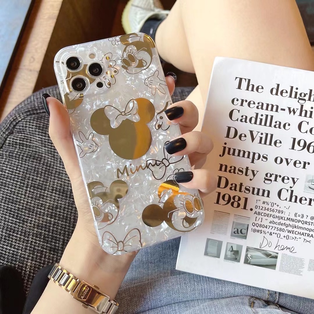 HUAWEI Ốp Điện Thoại TPU Mềm In Hình Mickey / Minnie Cho Iphone 6 7 8 Plus Xs Max Xr 11 12 13 14 P30 P40