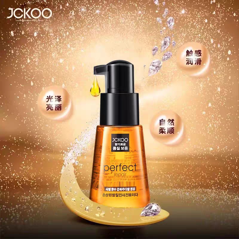 Tinh Dầu Dưỡng Tóc JCKOO Perfect Repair Hair Serum Phục Hồi Tóc Hư Tổn, Tóc Khô Xơ, Dưỡng Tóc Bóng Mượt, Chắc Khỏe 80ml