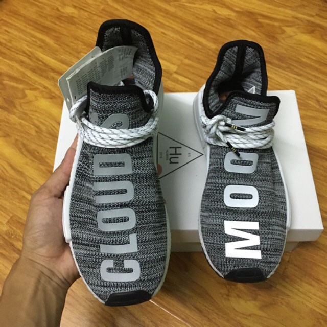 GIÀY THỂ THAO ADIDAS NMD HUMAN RACE Xám (chữ phản quang siêu chất)_Giaysneaker
