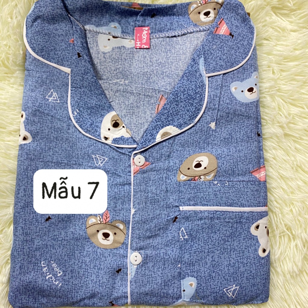 Bộ đồ bầu và sau sinh PIJAMA - Đồ bộ bầu  BPJM930 (Có khóa hoặc túi ngực như hình)