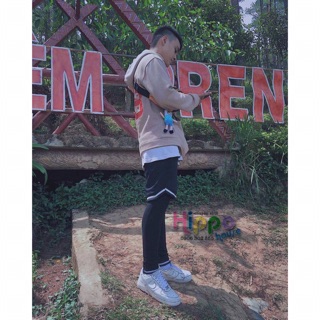 Short viền trắng unisex (short v)
