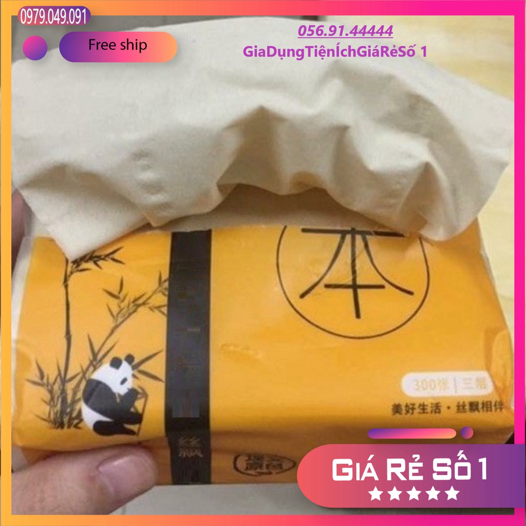 [⚡️FREESHIP❤️] Thùng Giấy ăn gấu trúc Sipiao Việt Nam .Thùng 30 Gói