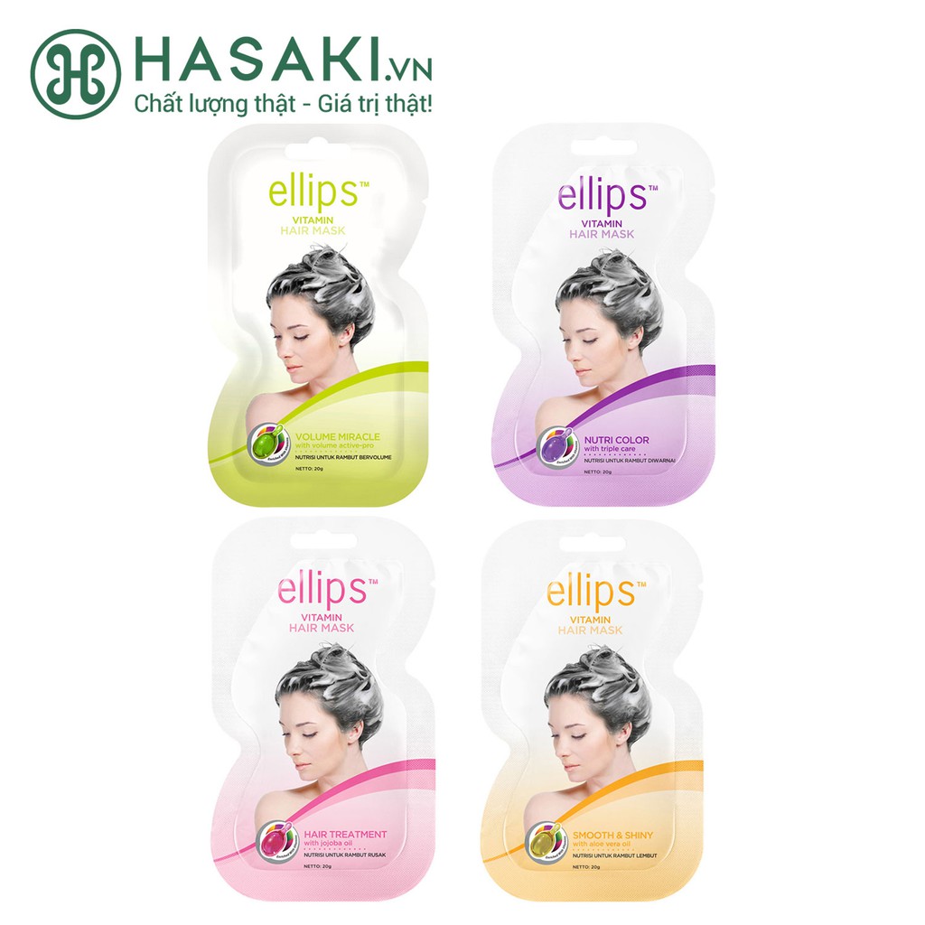 Kem Ủ Tóc Ellips Hair Mask 20g