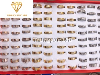 Nhẫn titan ko đEn NT02