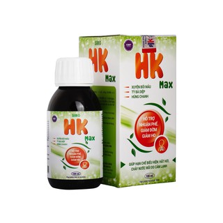 (Chính Hãng) SIRO HỖ TRỢ NHUẬN PHẾ, GIẢM ĐỜM, GIẢM HO HKMAX 100ML