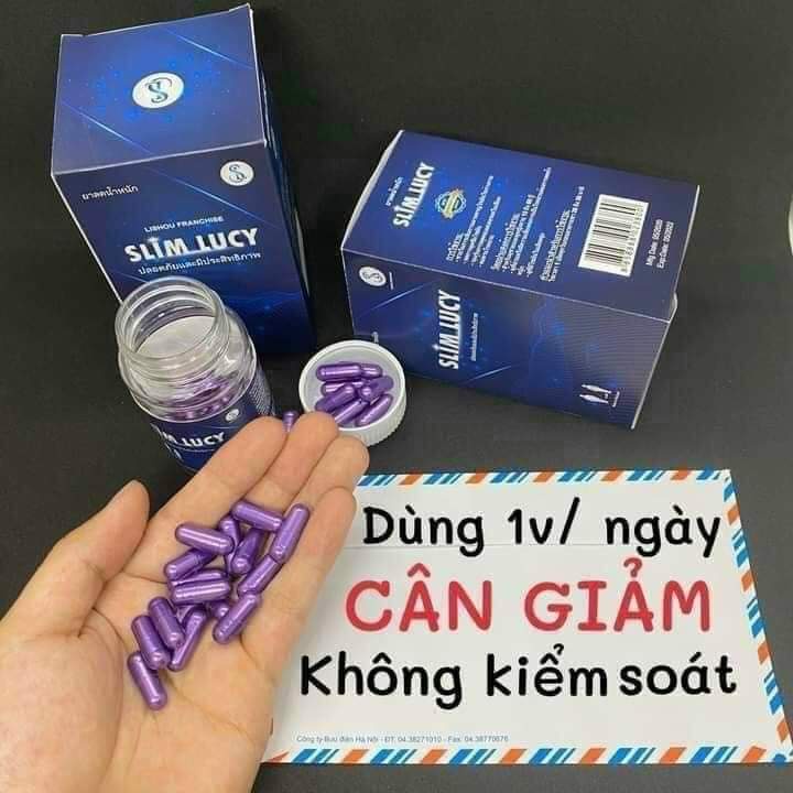Liệu trình 40 viên giảm cân slim lucy