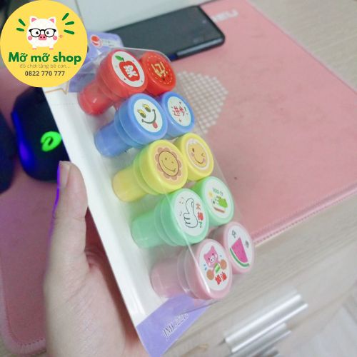Con Dấu đồ chơi Hình Mặt Cười và nhiều hình kute dành trang trí, làm quà tặng