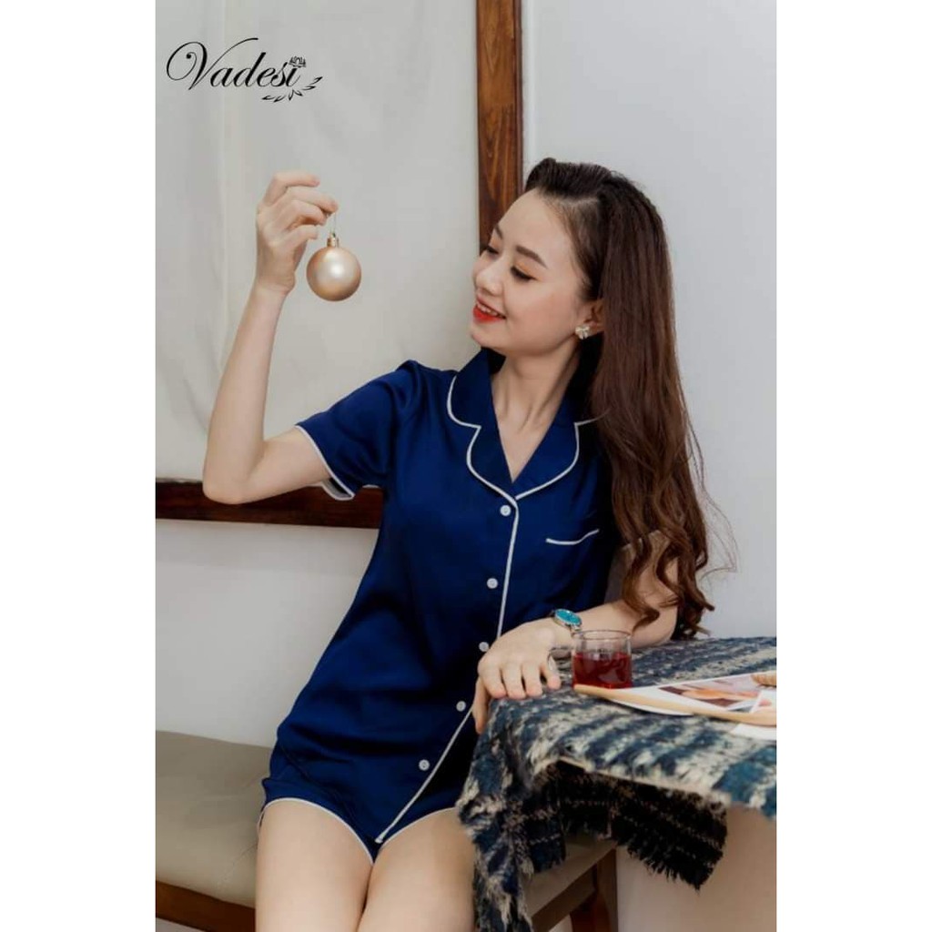 [NEW- Chính Hãng] Bộ Đùi Nữ - Vadesi, Bộ ngắn Pijama Lụa, Bộ Mặc Nhà Nữ Mùa Hè, Đồ Bộ, Đồ Ngủ Đẹp, Thời Trang Nữ,