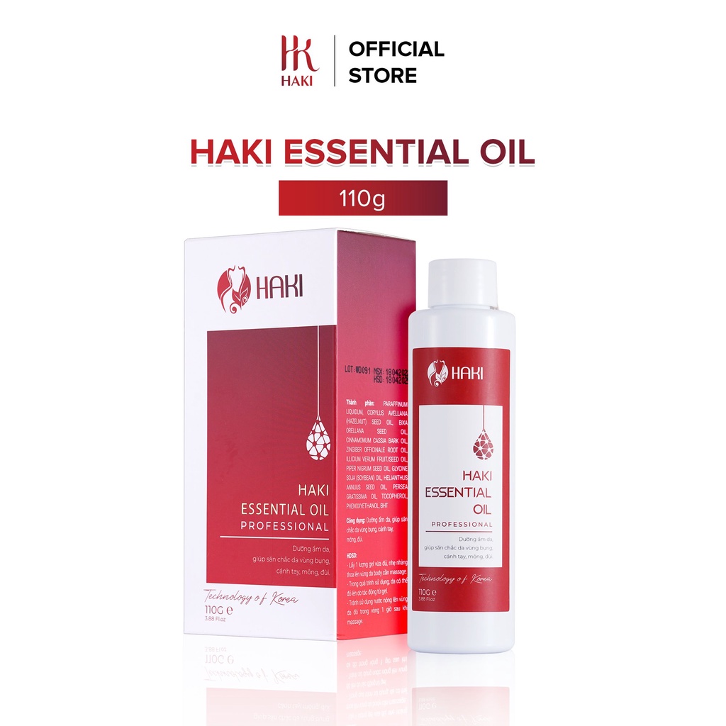 Tinh Chát Ủ Nòng Hủy Mỡ HAKI Haki Essential Oil 110g