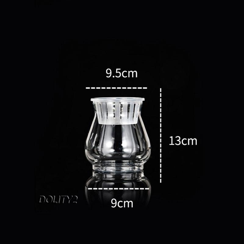 Set 2 Bình Hoa Trong Suốt Dùng Trang Trí Tiệc Cưới