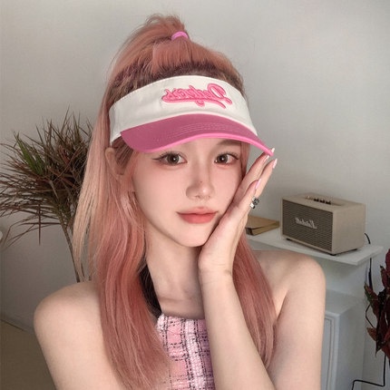 Nón Lưỡi Trai Hở Chóp Bằng Cotton Chống Nắng Màu Sắc Thời Trang Chất Lượng Cao