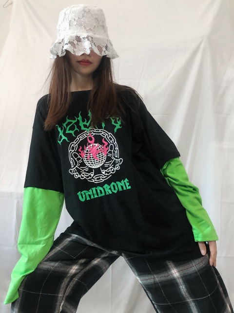 (SẴN+VIDEO ẢNH THẬT) Áo thun ulzzang tay dài cá tính mix 2 màu độc lạ 2019 KÈM 4 ẢNH THẬT CUỐI | BigBuy360 - bigbuy360.vn