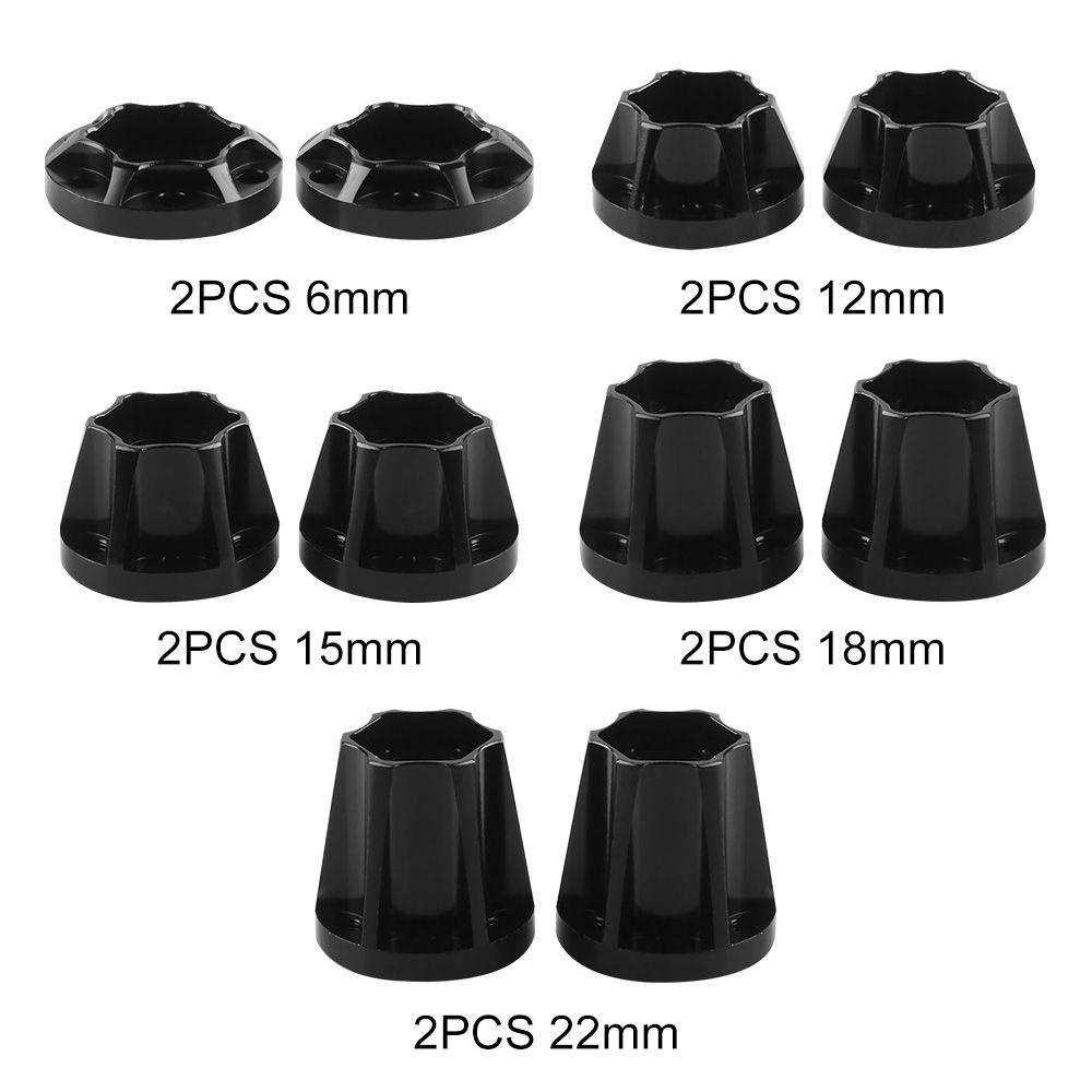 Khớp Nối Mở Rộng Trục Bánh Xe Chất Lượng Cao 12mm 1.9 &quot;2.2&quot; SCX10 / TRX4 / D90 / CC01