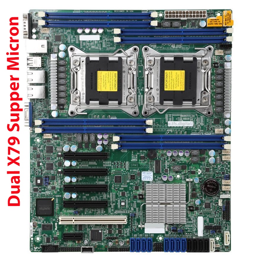 Bộ Dual X79 suppermicron và CPU E5 2689 2651v2 2670v2 2680v2 24 nhân 48 luồng E5 2650 v2 / NVME boot support | BigBuy360 - bigbuy360.vn