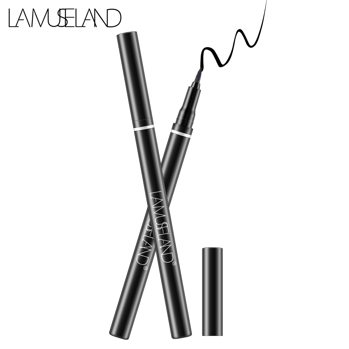 LAMUSELAND Black Long Lasting Waterproof Liquid Eyeliner 1.5g L19E03-LA4005 | BigBuy360 - bigbuy360.vn