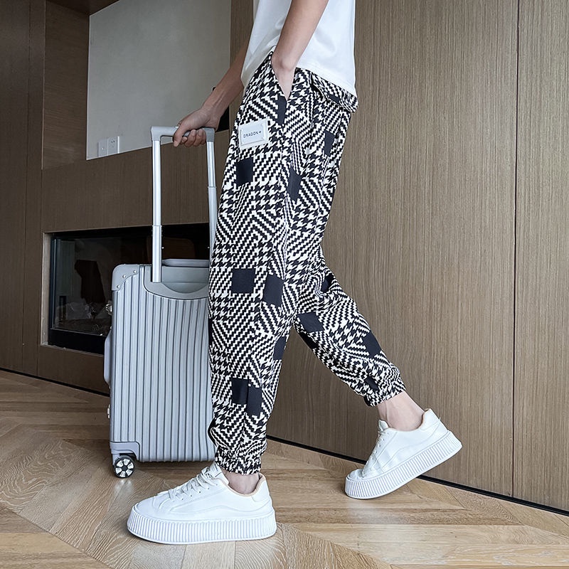 Quần Dài Caro Ống Rộng Thời Trang Cao Cấp Cho Nam