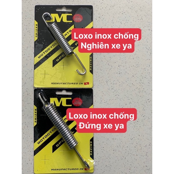 Lò xo inox 304 gắn chân chống nghiên-chống đứng các dòng xe