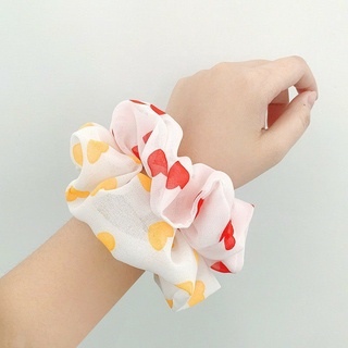 Dây cột tóc scrunchies nhiều họa tiết dễ thương