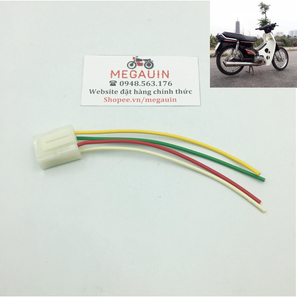 Giắc sạc 4 lỗ Dream, Wave các đời xe jack nạp