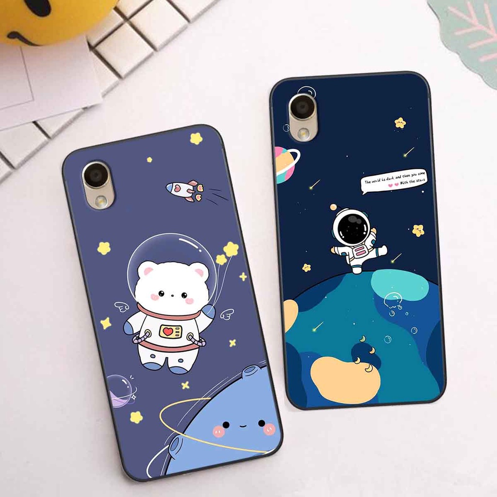 Ốp Oppo A37 / Neo 9 / F1 Plus in hình vũ trụ, phi hành gia bầu trời cute dễ thương