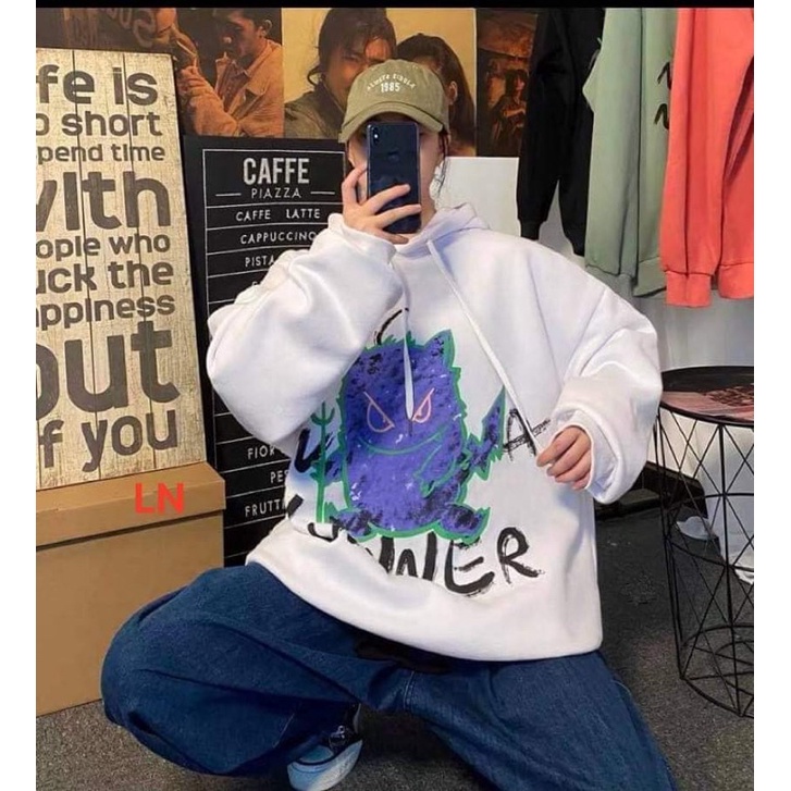 Áo hoodie hoạt hình winer LN11