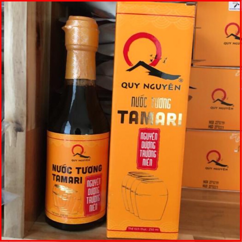 Nước tương Tamari Quy Nguyên Thầy Tuệ Hải Chùa Long Hương 250ml