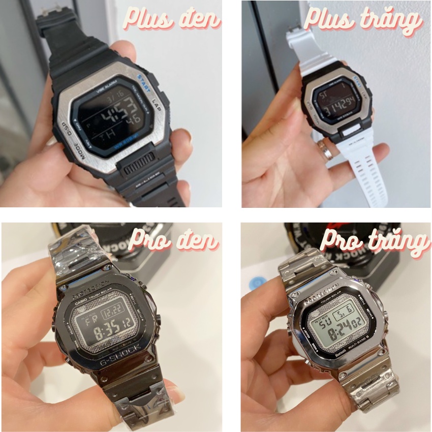 Đồng Hồ Nam Nữ 5600 Chống Nước, Viền Thép Không Gỉ 45mm 3 Màu A01 - Meta Watch