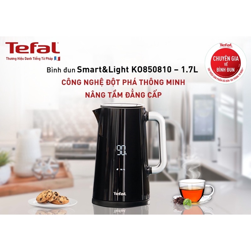 Bình đun siêu tốc Tefal Smart & Light KO850810 1.7L