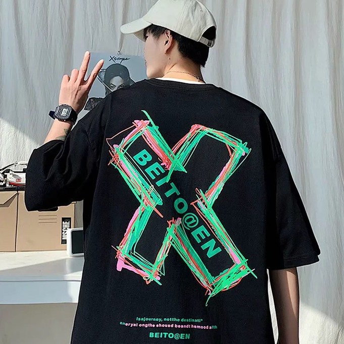 Áo Thun Tay Ngắn Thời Trang Dành Cho Nam Size M-3Xl