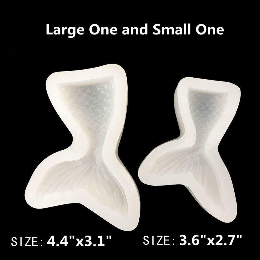 Epoch Khuôn Silicon Làm Bánh / Xà Phòng Hình Đuôi Cá Diy