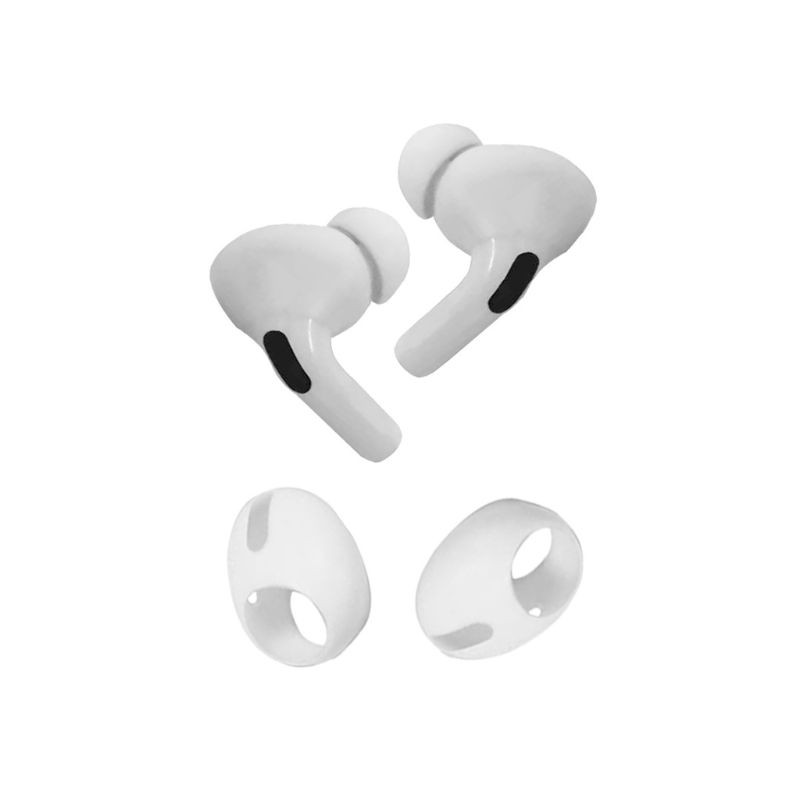 Set 3 cặp nút đệm tai nghe bằng cao su non mềm mại thoải mái thay thế thích hợp cho Airpods Pro