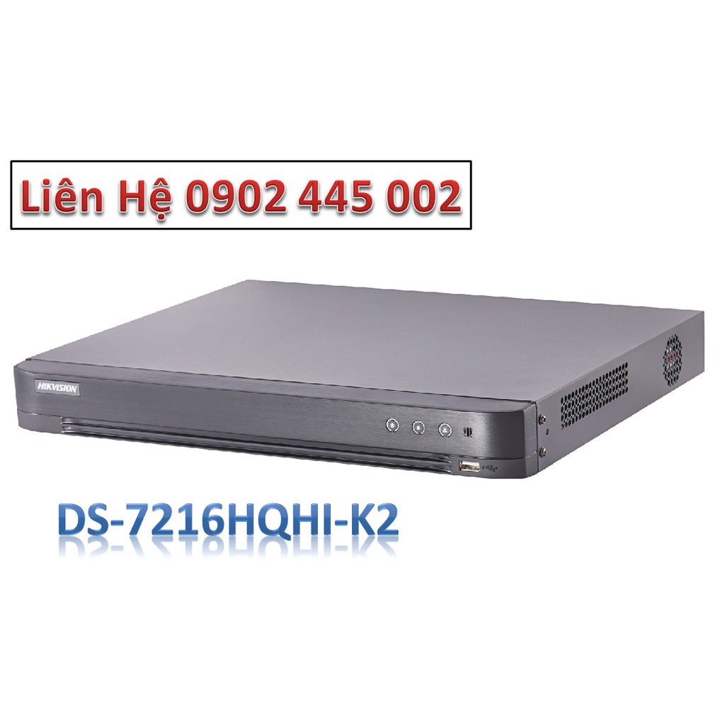 Đầu ghi hình Hybrid TVI-IP 16 kênh TURBO 4.0 HIKVISION DS-7216HQHI-K2