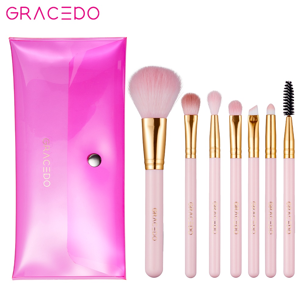 GRACEDO Bộ 7 Cọ Trang Điểm Chuyên Nghiệp Đầu Mềm Hiệu