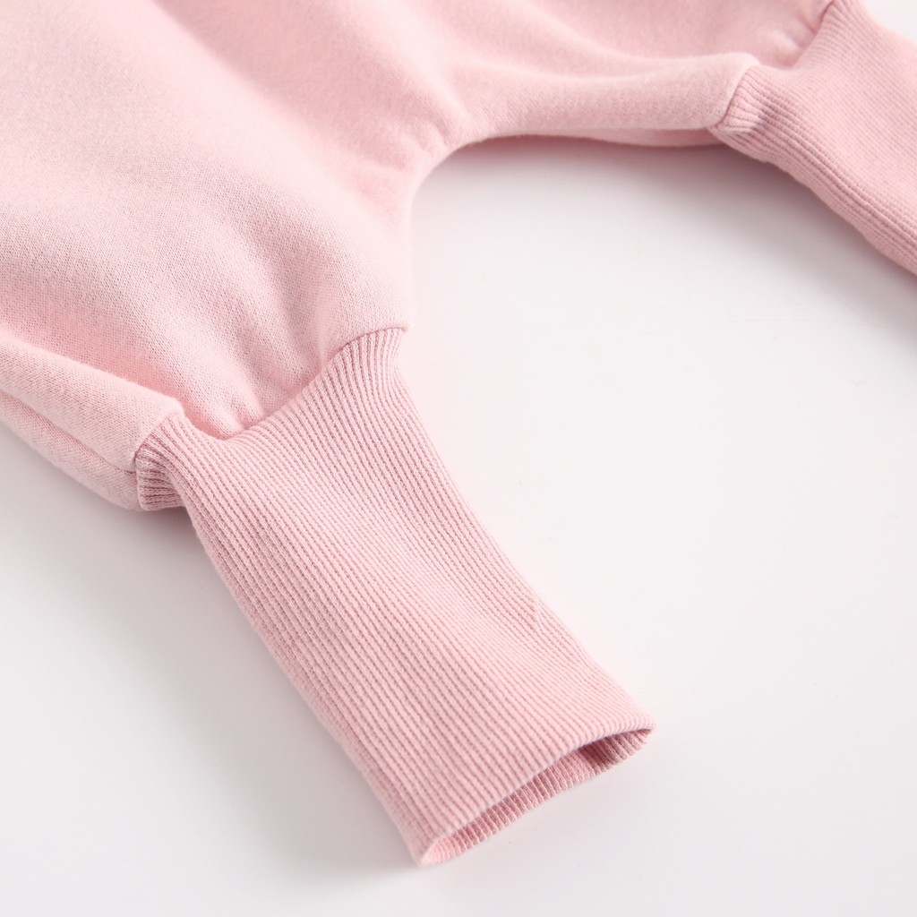 Bộ Quần Áo Sanlutoz In Họa Tiết Hoạt Hình Màu Hồng Thời Trang Mùa Đông Cho Bé