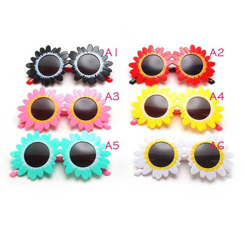 Kính Mát Hình Hoa Hướng Dương Vui Nhộn Cho Bé