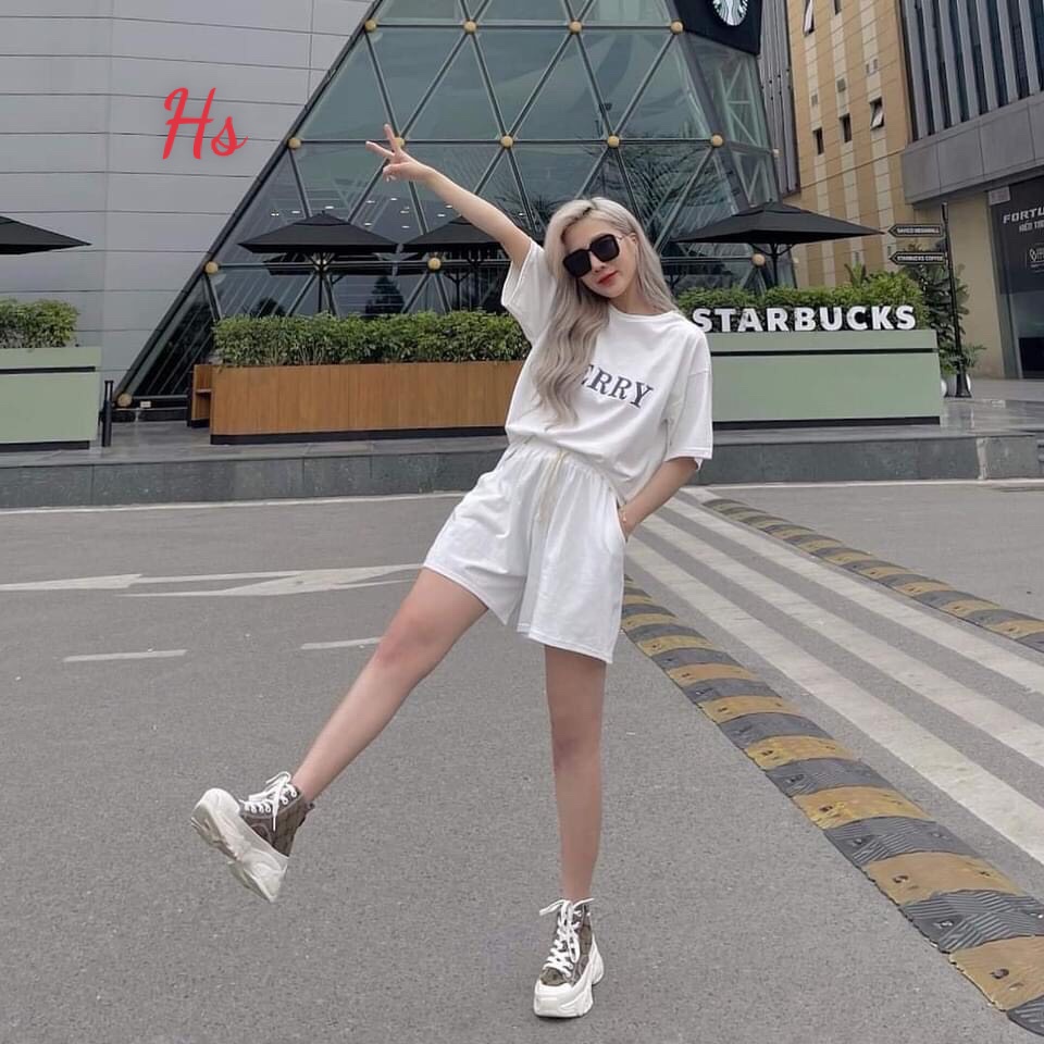 Set bộ đùi in chữ Merry'chất liệu cotton (HS-44H)