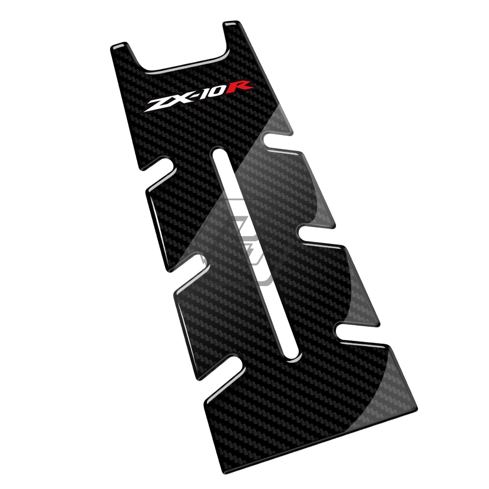 Miếng Dán Bảo Vệ Bình Nhiên Liệu Xe Kawasaki ZX-10R ZX10R ZX 10R 2011-2017 3D Bằng Sợi Carbon